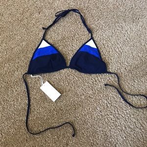 Tory Burch triangle bikini top